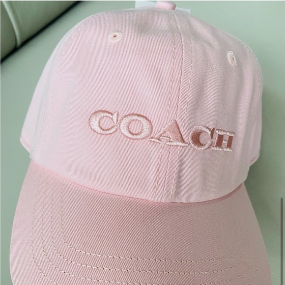 Adorable Light Pink Coach Baseball Hat - Picture 1 of 8